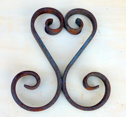 Ornament verzierung eisen - 2x,