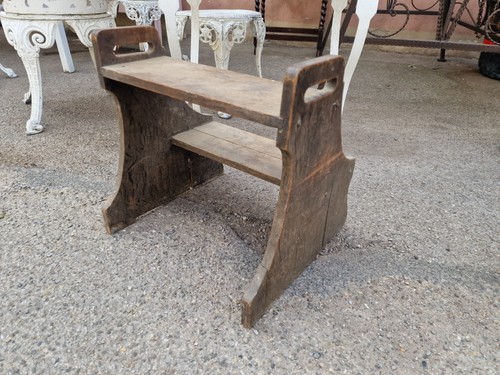Antik holztreppe tritthocker - antik,