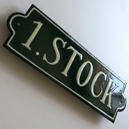 Stock antikes emailschild - 1.,
