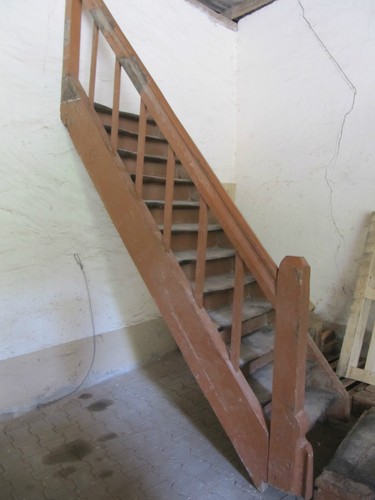 Eichentreppe von 1750 aus